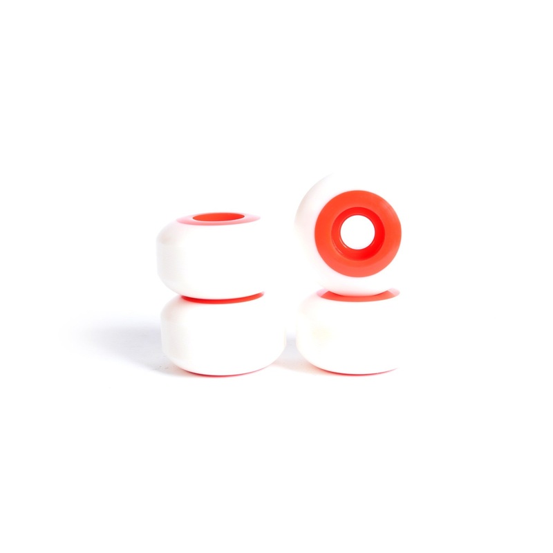 Roues skateboard – YOCAHER 54x32mm 99a – White/Red