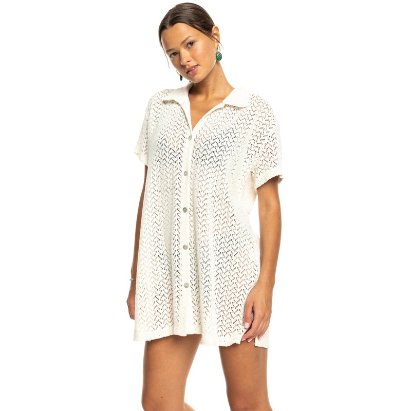 Roxy Dalia Beach Shirt|Egret|S|M|L|XL