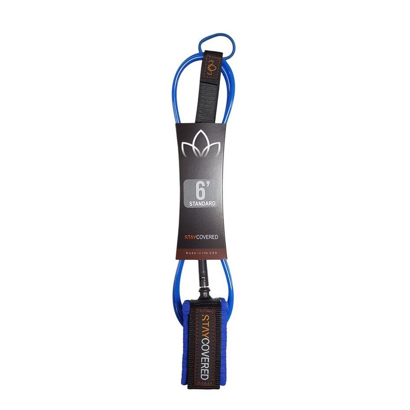 STAY COVERED – Surf leash Standard (7mm) – Blue