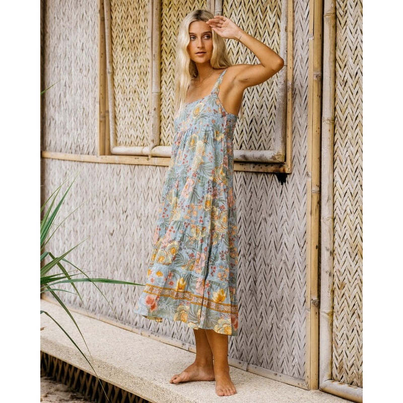 Billabong Lost Cove Shine On Midi Dress