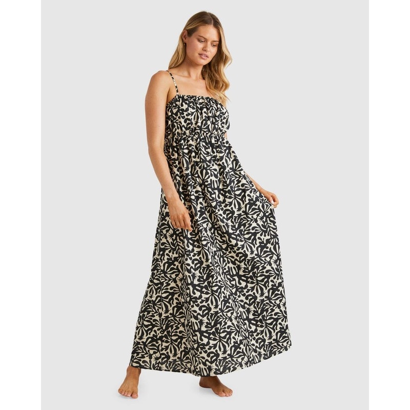 Billabong Palm Grove Dress|Off Black|6|8|10|12|14|16