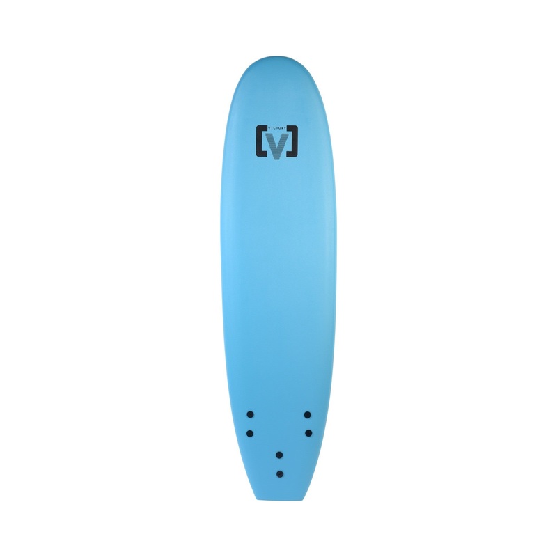 VICTORY – EPS Softboard – Planche de surf en Mousse – Malibu High Volume 7’0 – Sky Blue