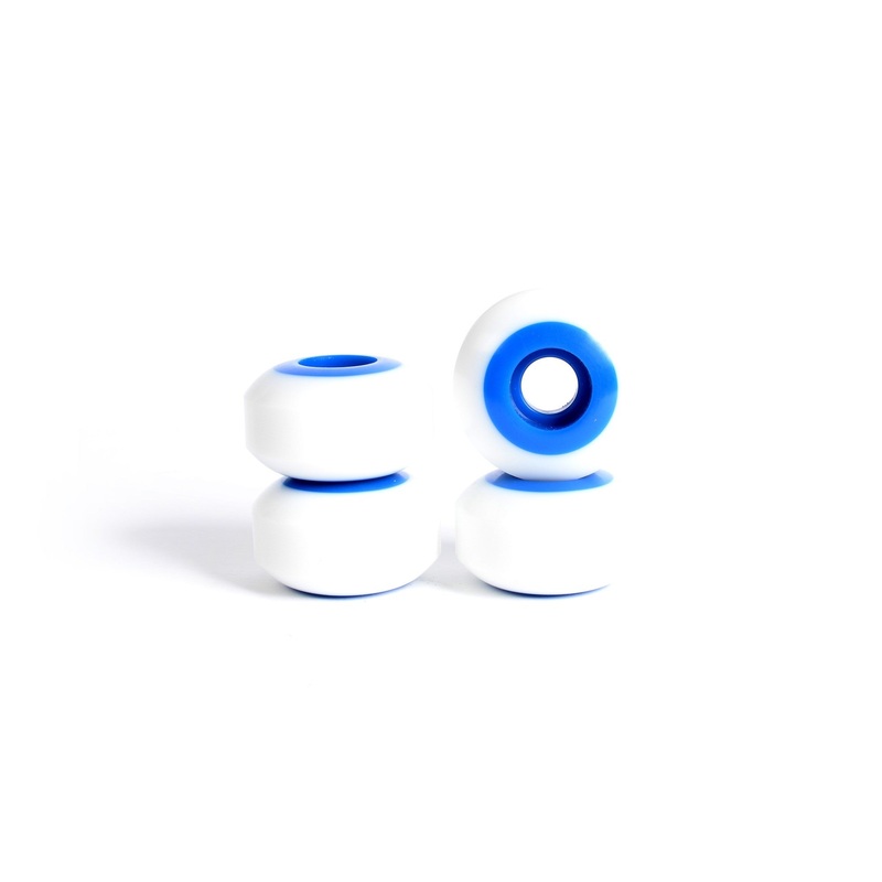 Roues skateboard – YOCAHER 52x31mm 99a – White/Blue