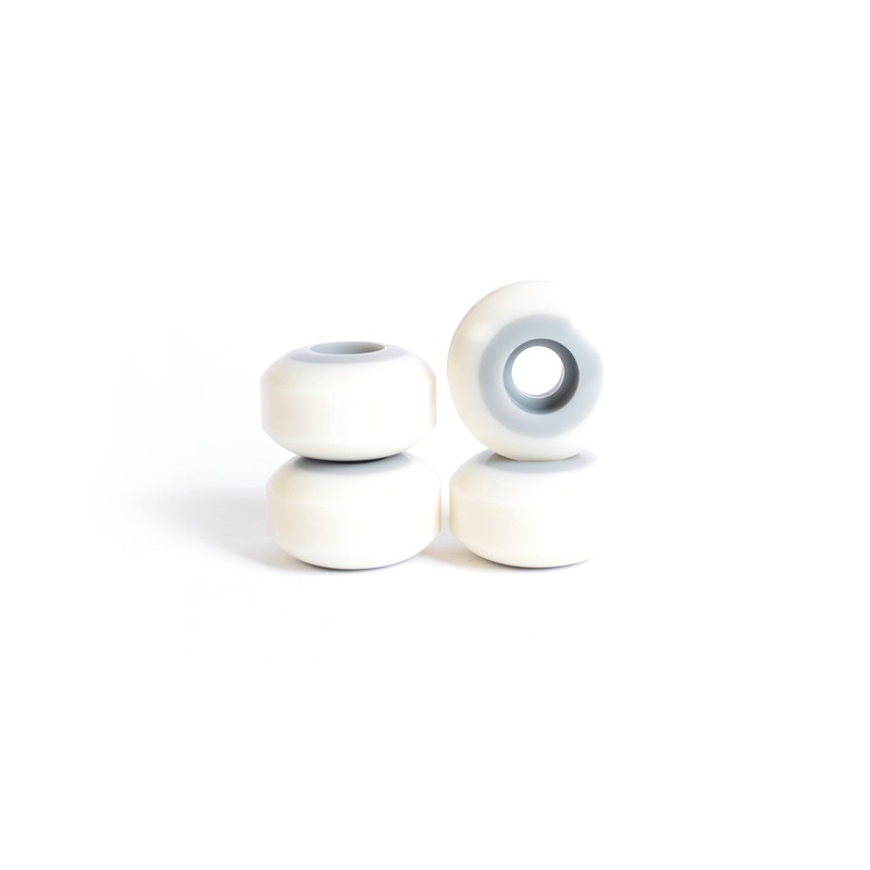 Roues skateboard – YOCAHER 52x31mm 99a – White/Grey