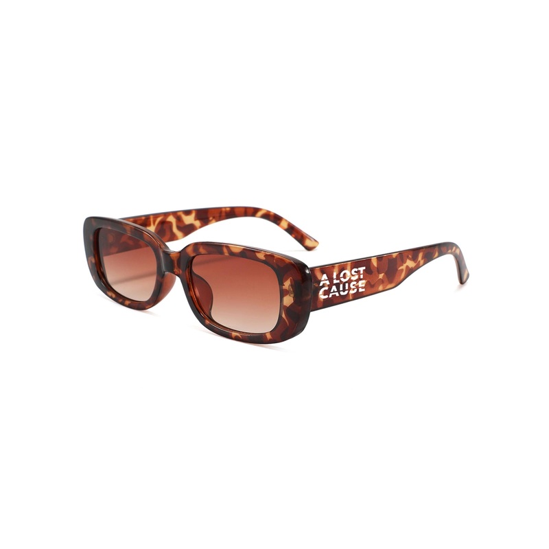A Lost Cause Hype Sunglasses|White / Smoke Lens|Tortoise / Brown Gradient