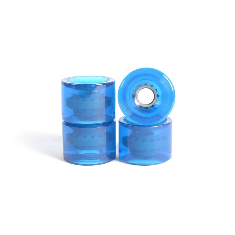 Roues skateboard – YOCAHER 71x51mm 78a – Translucid Blue