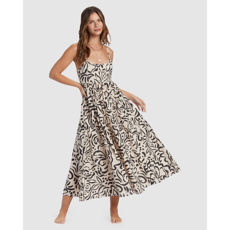Billabong Island Heat Dress|Dove|6|8|10|12|14
