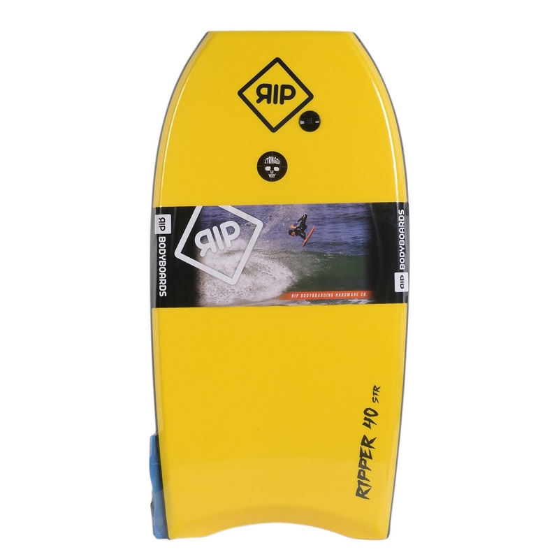 RIP Bodyboard – Ripper avec leash (EPS) – Yellow / Orange