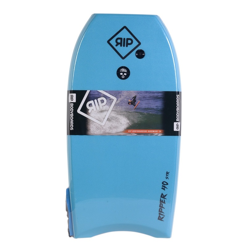 RIP Bodyboard – Ripper Stringer avec leash (EPS) – Blue / Orange