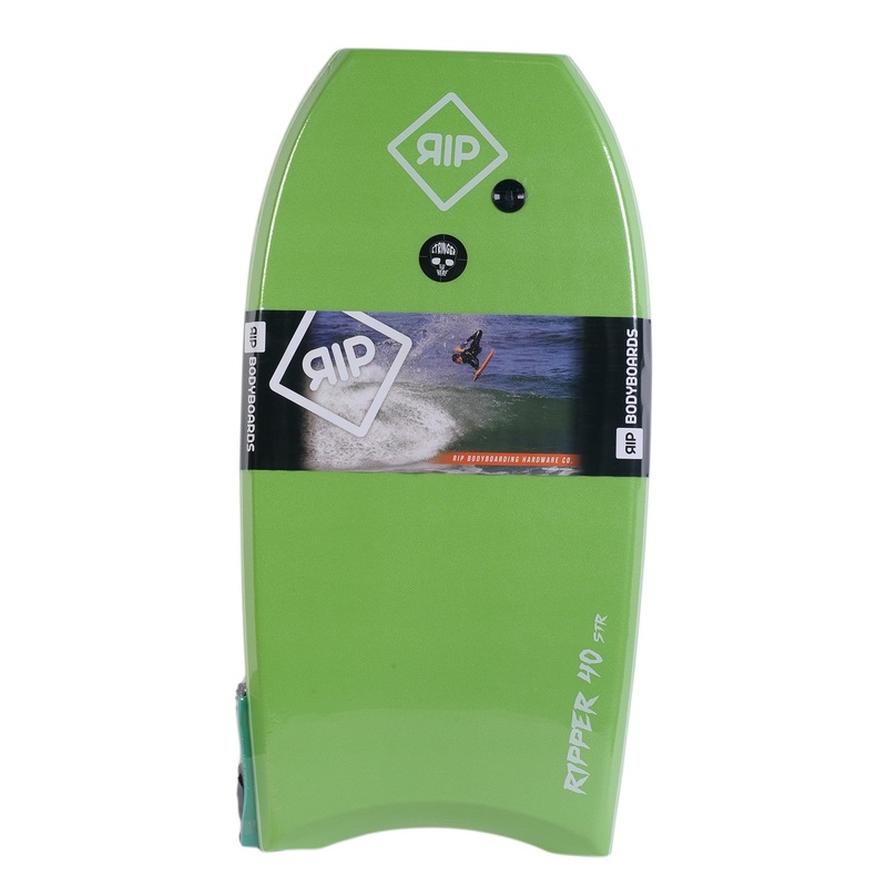 RIP Bodyboard – Ripper Stringer avec leash (EPS) – Green / White