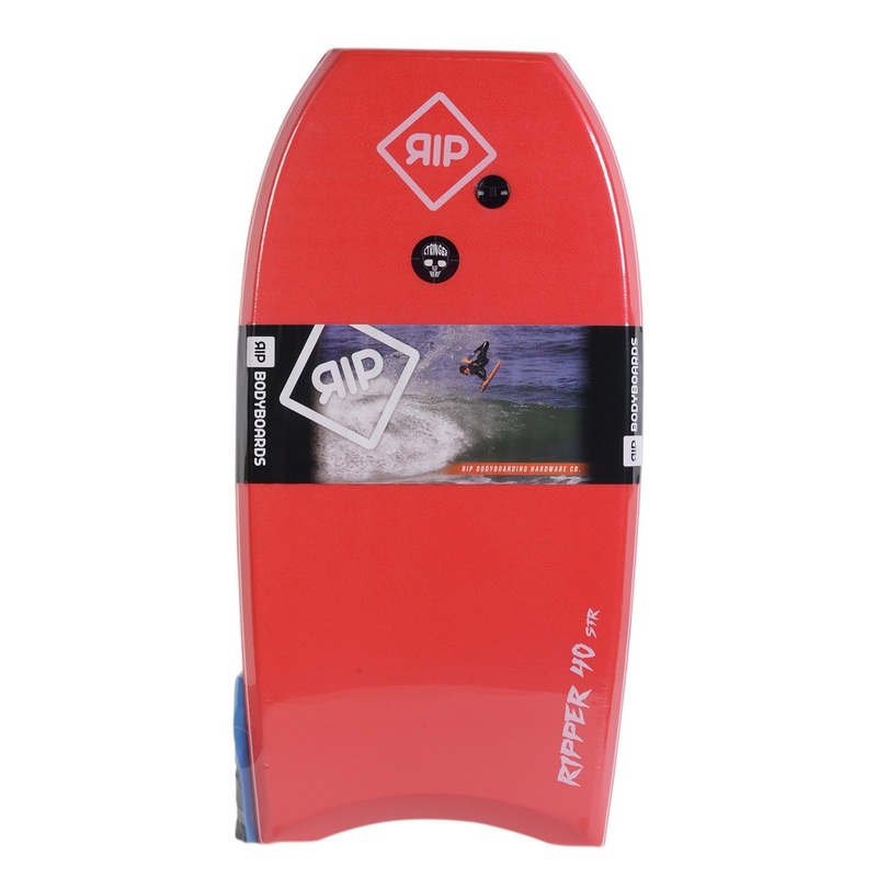 RIP Bodyboard – Ripper Stringer avec leash (EPS) – Red / White