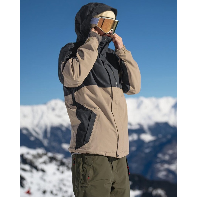 Volcom L Gore-Tex Jacket|Black|Chestnut Brown|S|M|L|XL