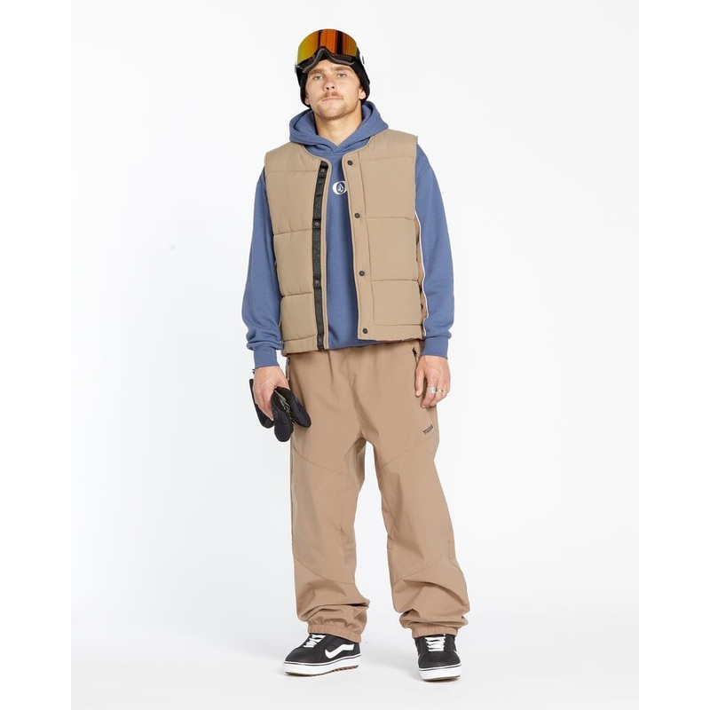 Volcom Layered Up Vest|Chestnut Brown|S|M|L