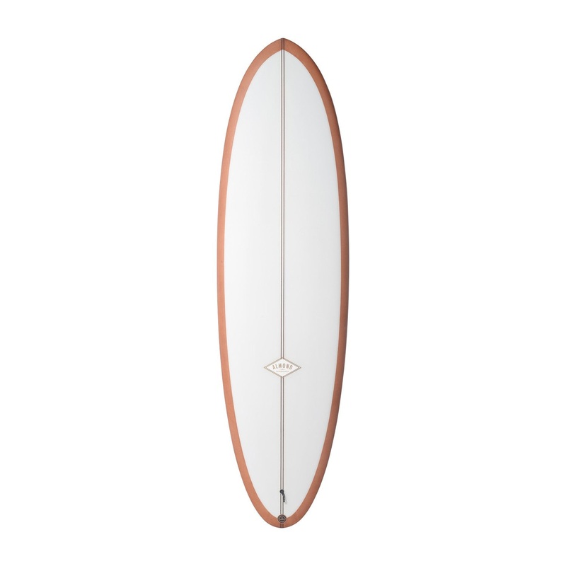 ALMOND Surfboards – Pleasant Pheasant 6’6 (PU) – Clear / Tan