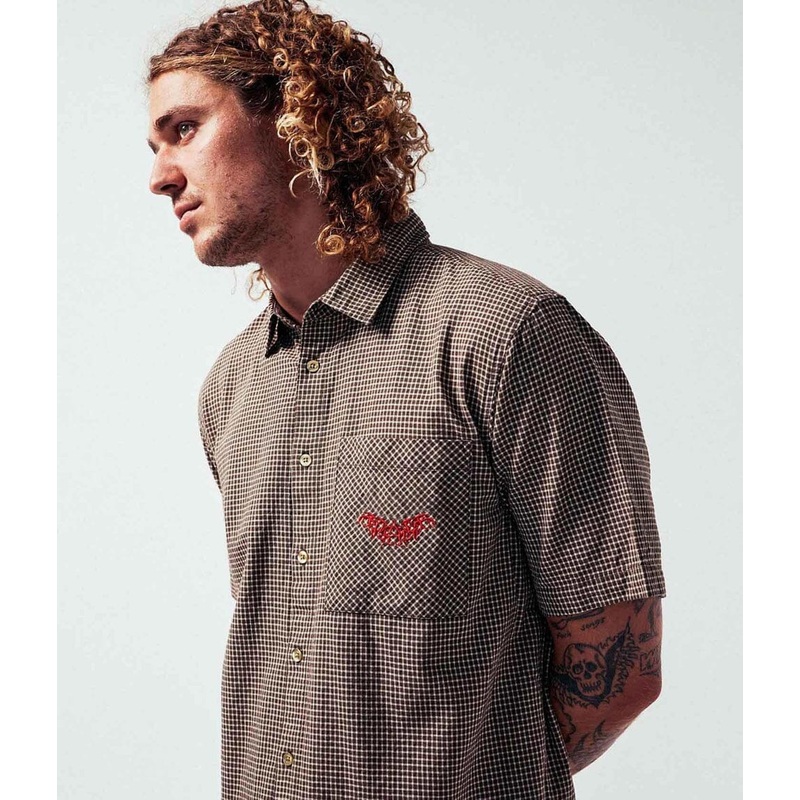 Former Manners Check Shirt|Army|Vintage Navy|S|M|L|XL|XXL