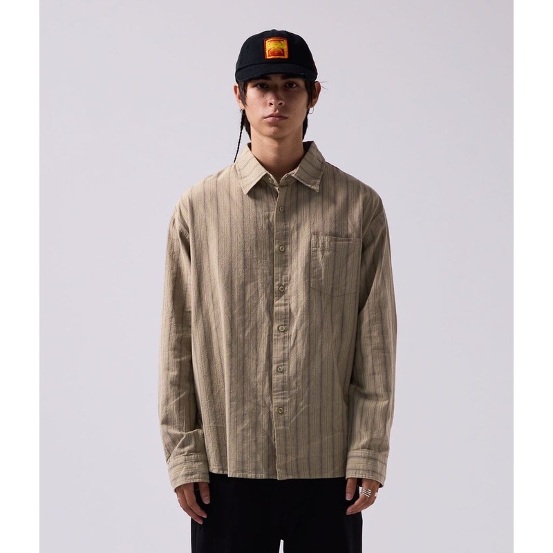 Former Reynolds Striped Shirt|Moss|M|L|XL|XXL