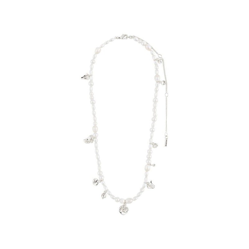 Pilgrim Intent Pearl Necklace|Silver Plated – White|Gold Plated – White
