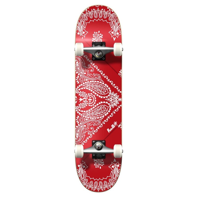 YOCAHER Bandana Red – Skateboard Street – Planche Complete