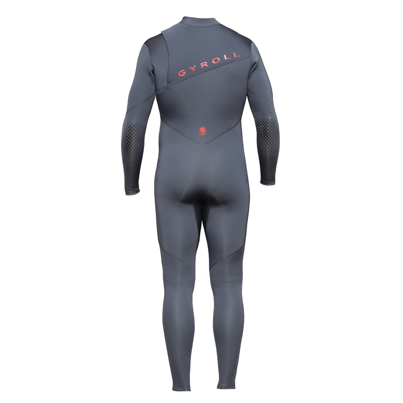 GYROLL – Combinaison 3/2mm Primus Zipperless – Graphite / Red