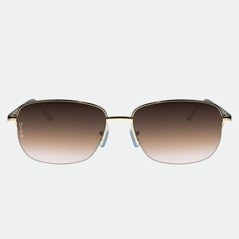 Otra Junior Sunglasses|Gold / Brown|Gold / Brown to Pink Fade