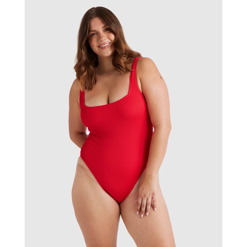 Billabong Summer Hi Square Neck One Piece Swimsuit