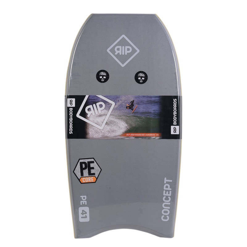 RIP Bodyboard – Concept (PE) Stringer – Grey / White