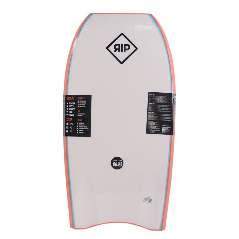 RIP Bodyboard – Concept (PE) Stringer – Orange / White