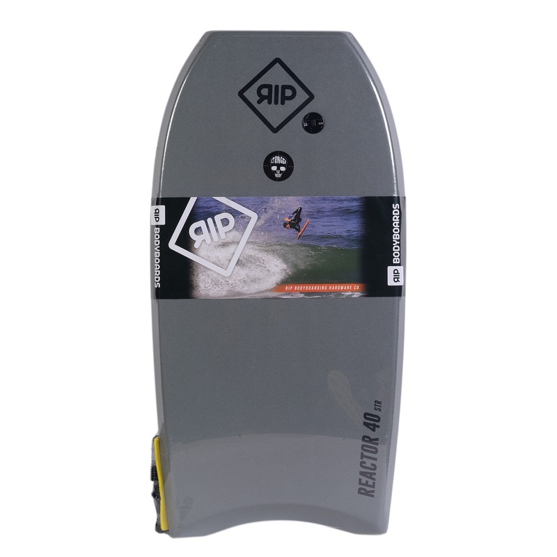 RIP Bodyboard – Reactor Stringer avec leash (EPS) – Grey / Blue