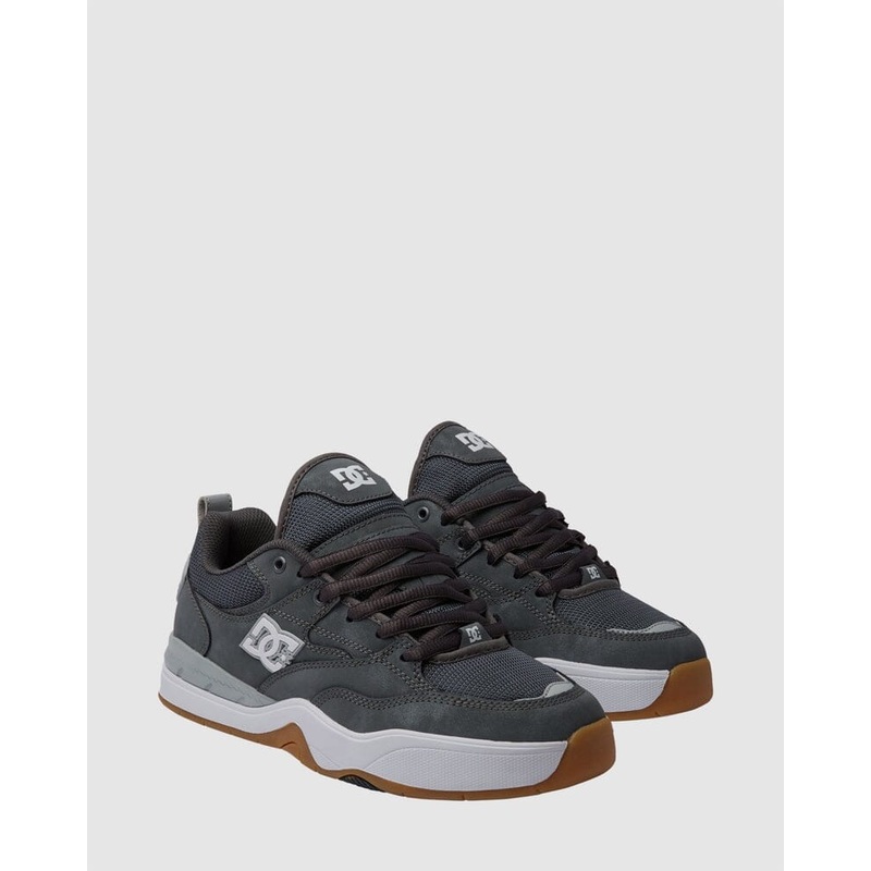 DC Ascend Shoes|Dark Grey / White|8|9|10|11|12|13