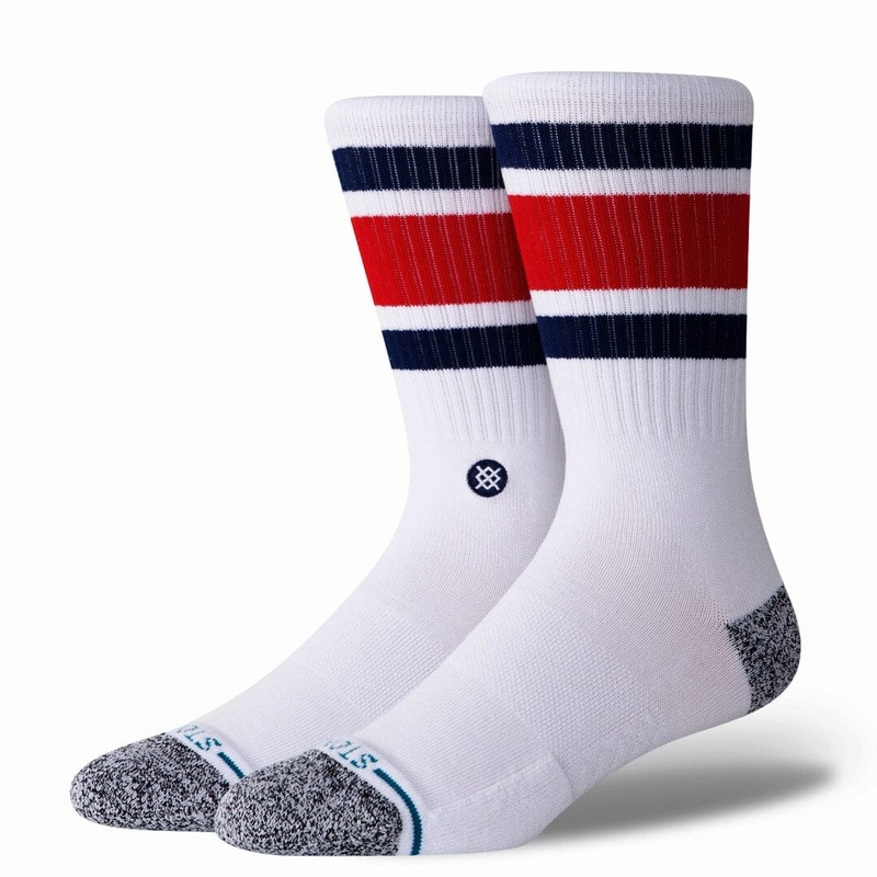 Stance Boyd Crew Socks|Blue|Off White|M|L