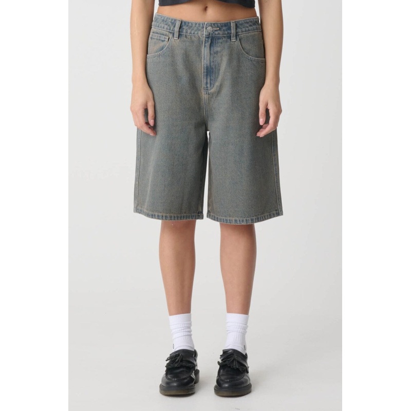 X-Girl Gordon Spray Baggy Shorts