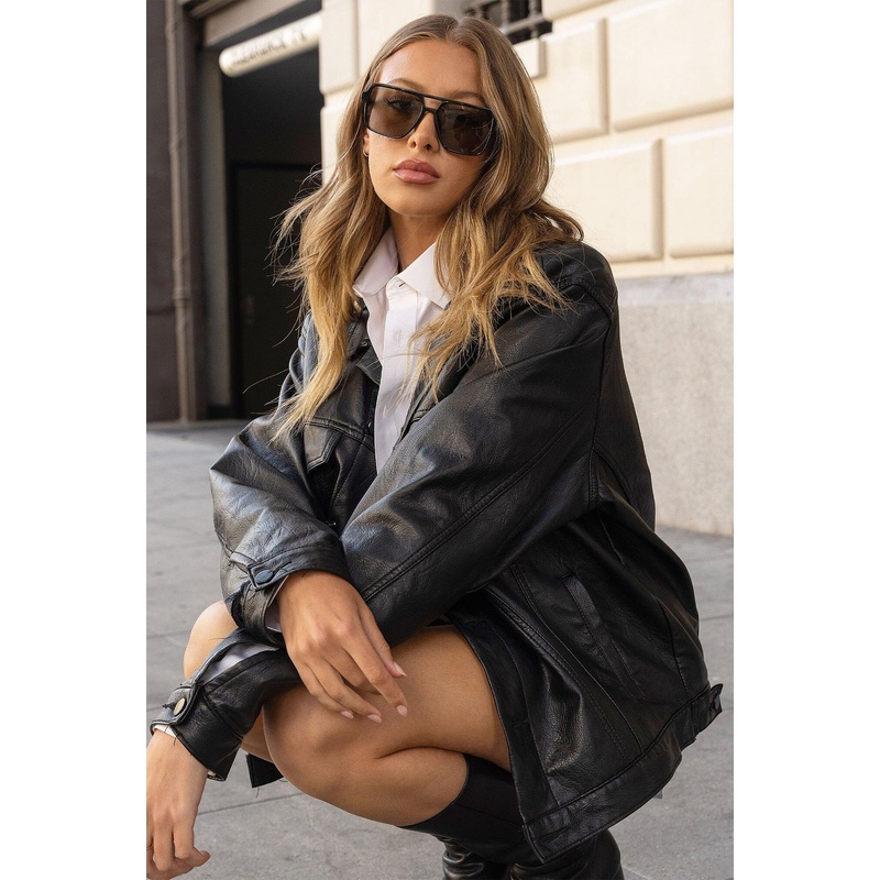 Otra Zoya Sunglasses|Black / Smoke|Trans Maple / Brown Fade