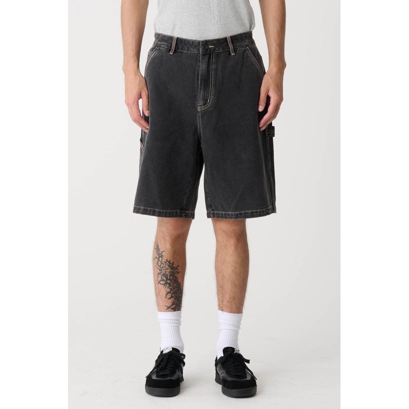 X-Large Denim Work Shorts|Pepper|28|30|32|34|36