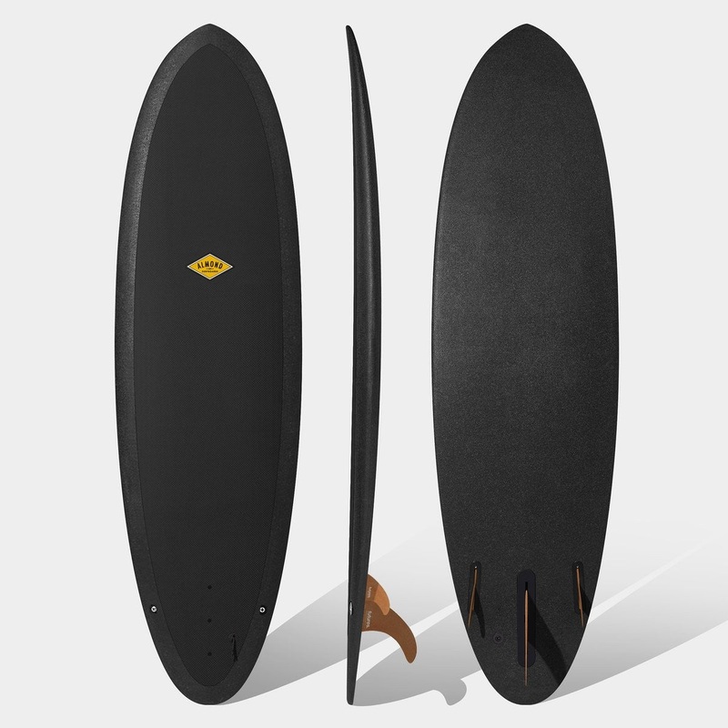 ALMOND Surfboards – R-Series 6’4 – Black