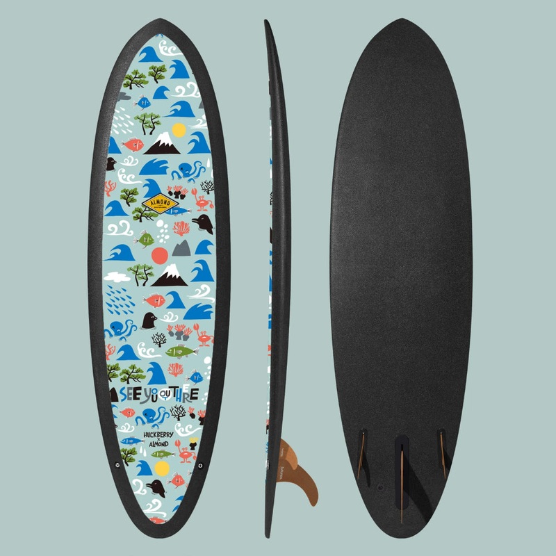 ALMOND Surfboards – R-Series 6’4 – Huck