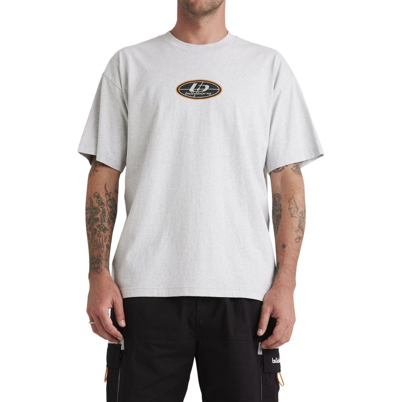 Billabong Chrome Pill T-Shirt|Light Grey Heather|S|M|L|XL