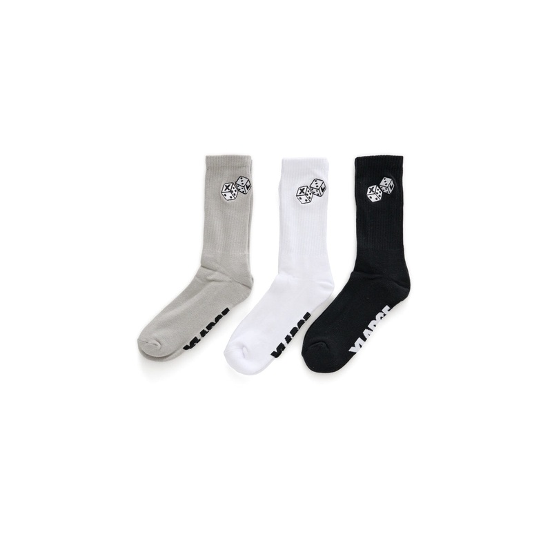 X-Large Dice 3 Pack Socks|Multi Coloured
