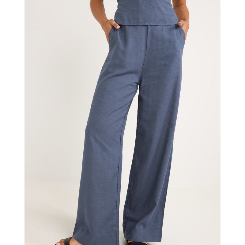 Rhythm Stevie Wide Leg Pants|Black|Blue|8|10|12|14|16