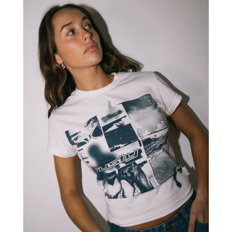 Rusty Greetings 2.0 Skimmer Baby Tee