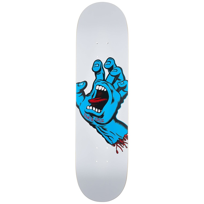 Santa Cruz – Screaming Hand Deck 8.25 – White