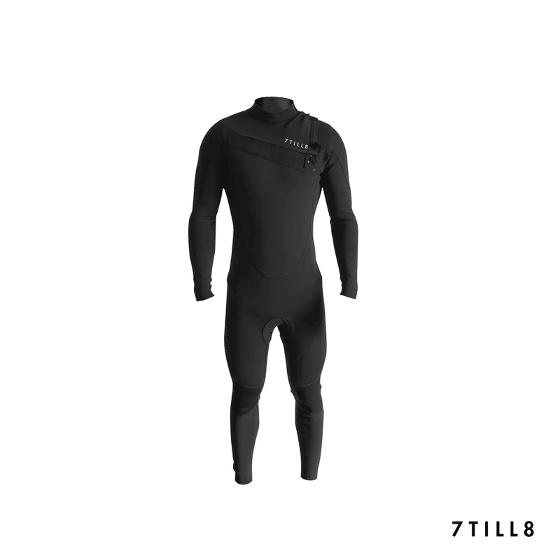 7TILL8 – Combinaison 4-3 MM – Front Zip – Fullsuit Black