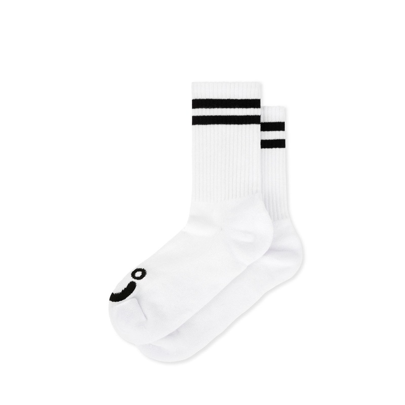 Polar Rib Socks|White|Black|EU 39-42|EU 43-46