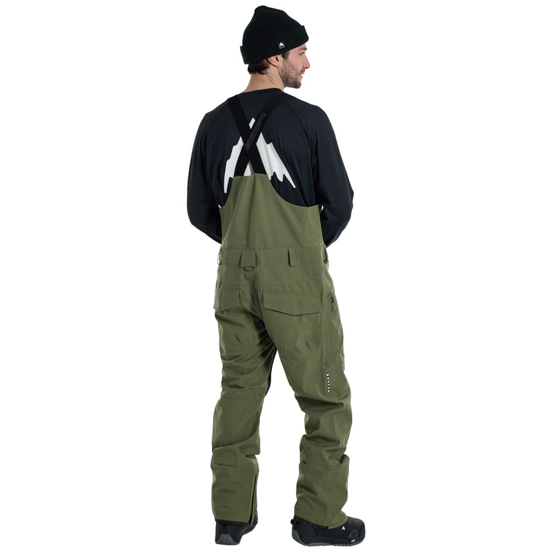 Burton Reserve 2L Bib Pants|Forest Moss|True Black|S|M|L|XL