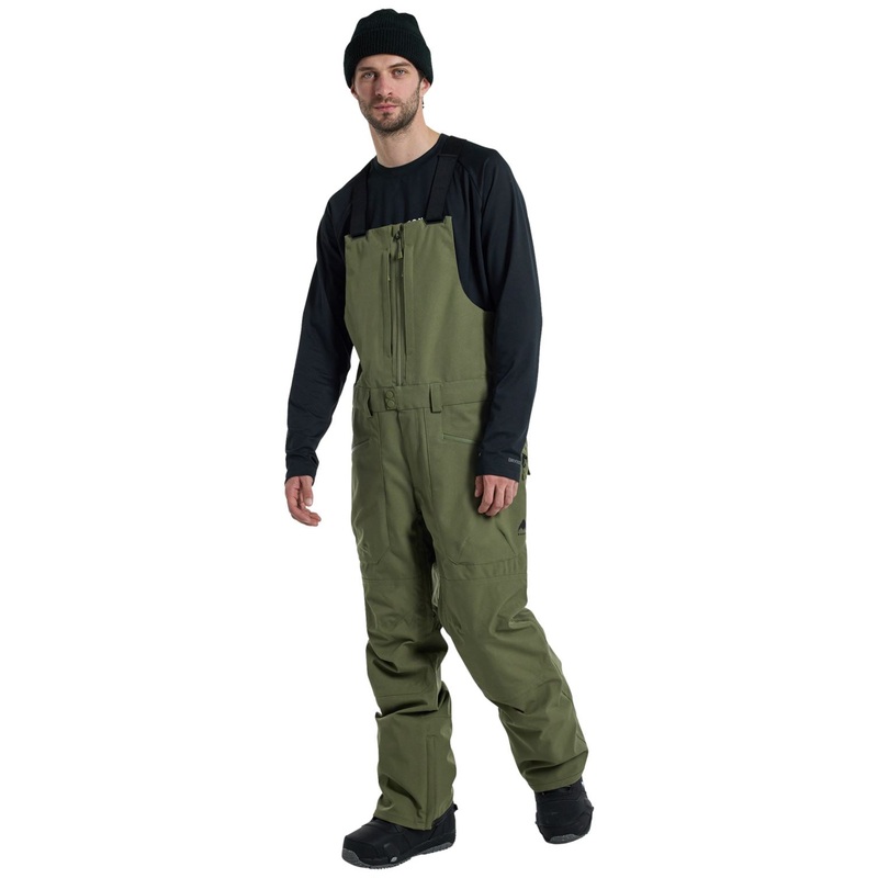 Burton Reserve 2L Bib Pants|Forest Moss|True Black|S|M|L|XL