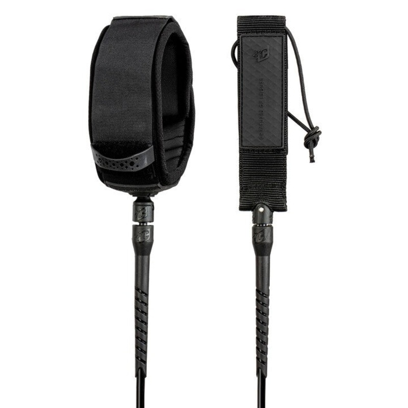 CREATURES – Reliance Longboard Leash 10 Genou – Black / Black