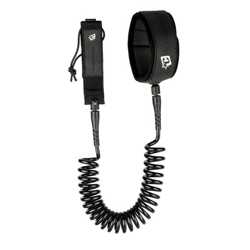 CREATURES – SUP Leash Coil Knee – Genoux 10 – Black