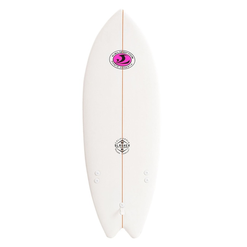 CBC – Planche de surf en mousse -Softboard Slasher 5’2 Fish – White