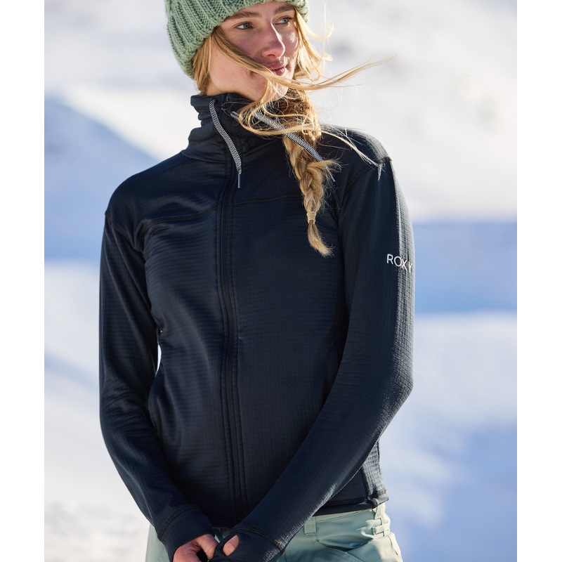Roxy Vertere Full Zip|True Black|S|M|L|XL