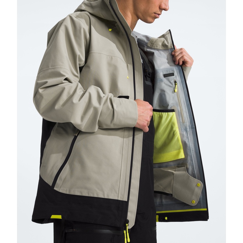 The North Face Ceptor Jacket|Clay Grey-TNF Black|M|L