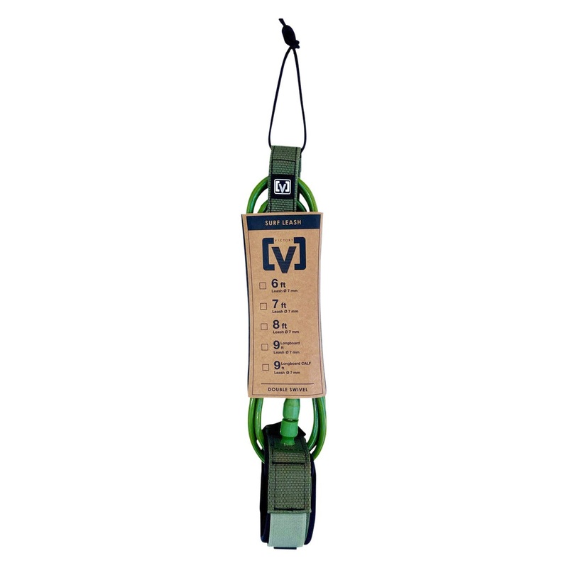VICTORY – Surf Leash Regular 8′ – Green